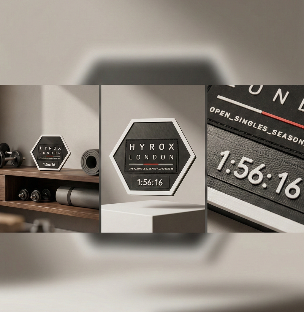 Hyrox Finishers Patch Display