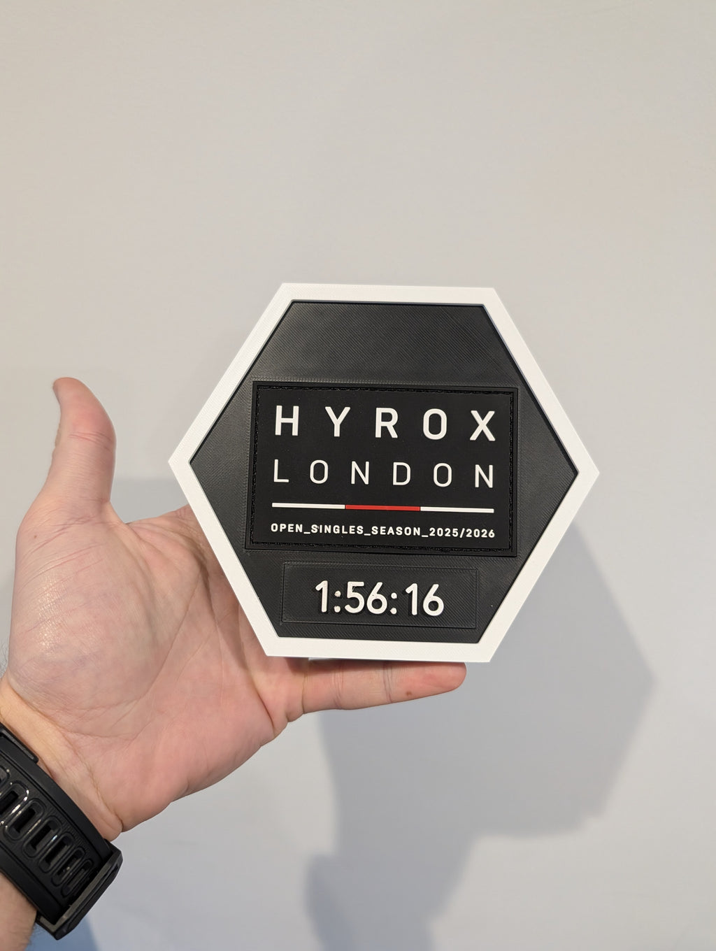 Hyrox Finishers Patch Display