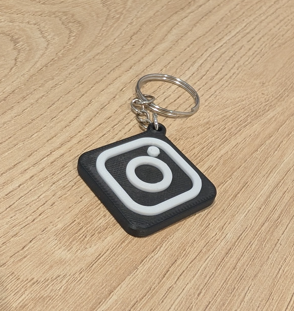 NFC Instagram Keyring