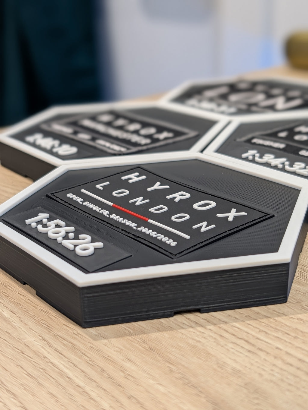 Hyrox Finishers Patch Display