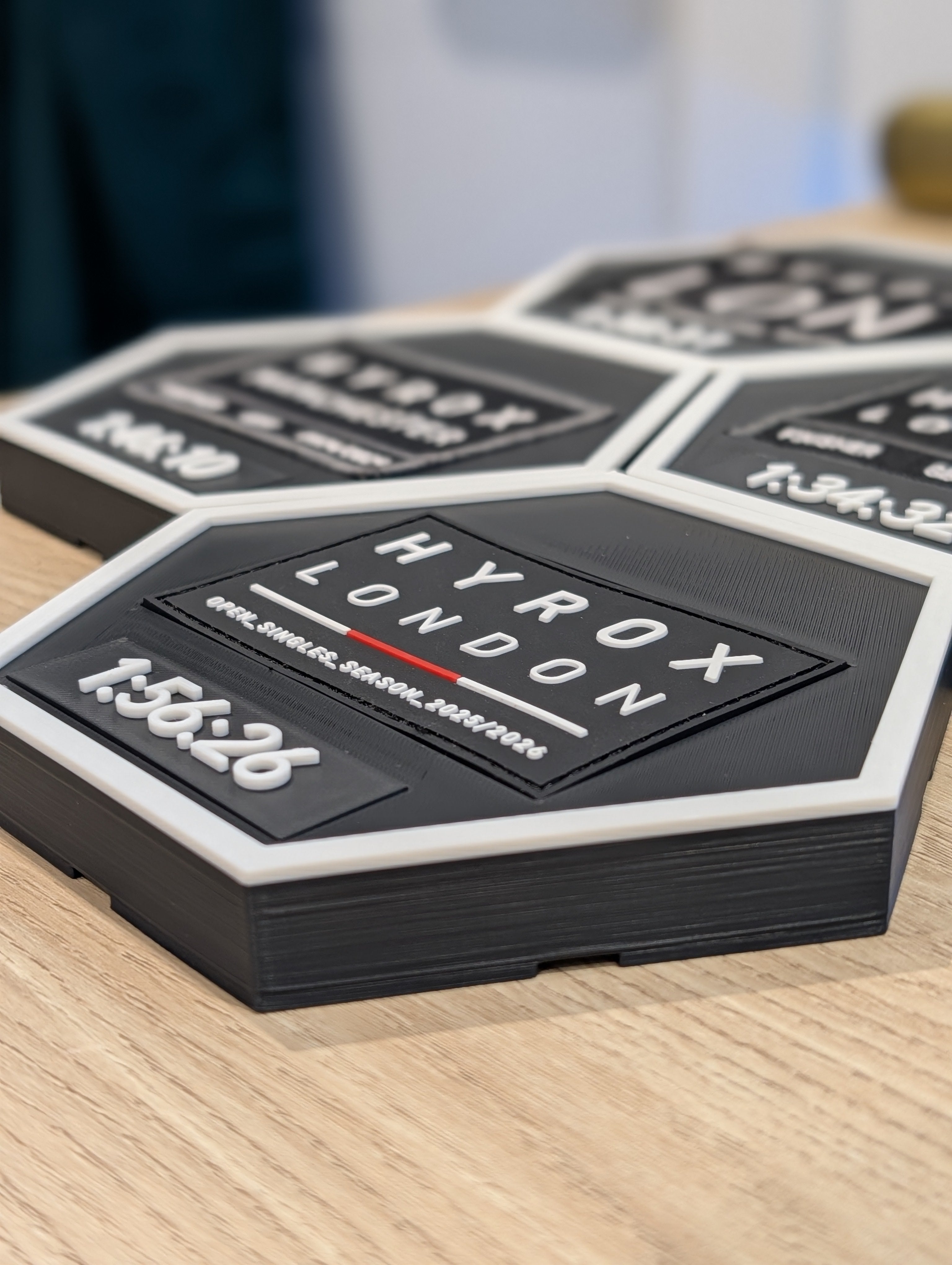 Hyrox Finishers Patch Display